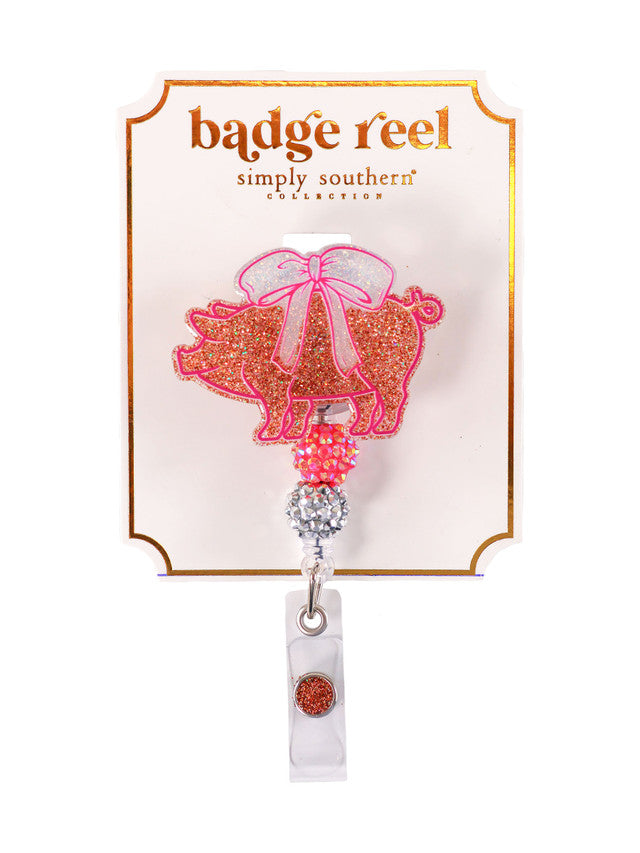 FINAL SALE - Simply Southern - Badge Reel - ASST 2024