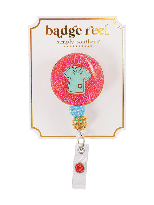 FINAL SALE - Simply Southern - Badge Reel - ASST 2024
