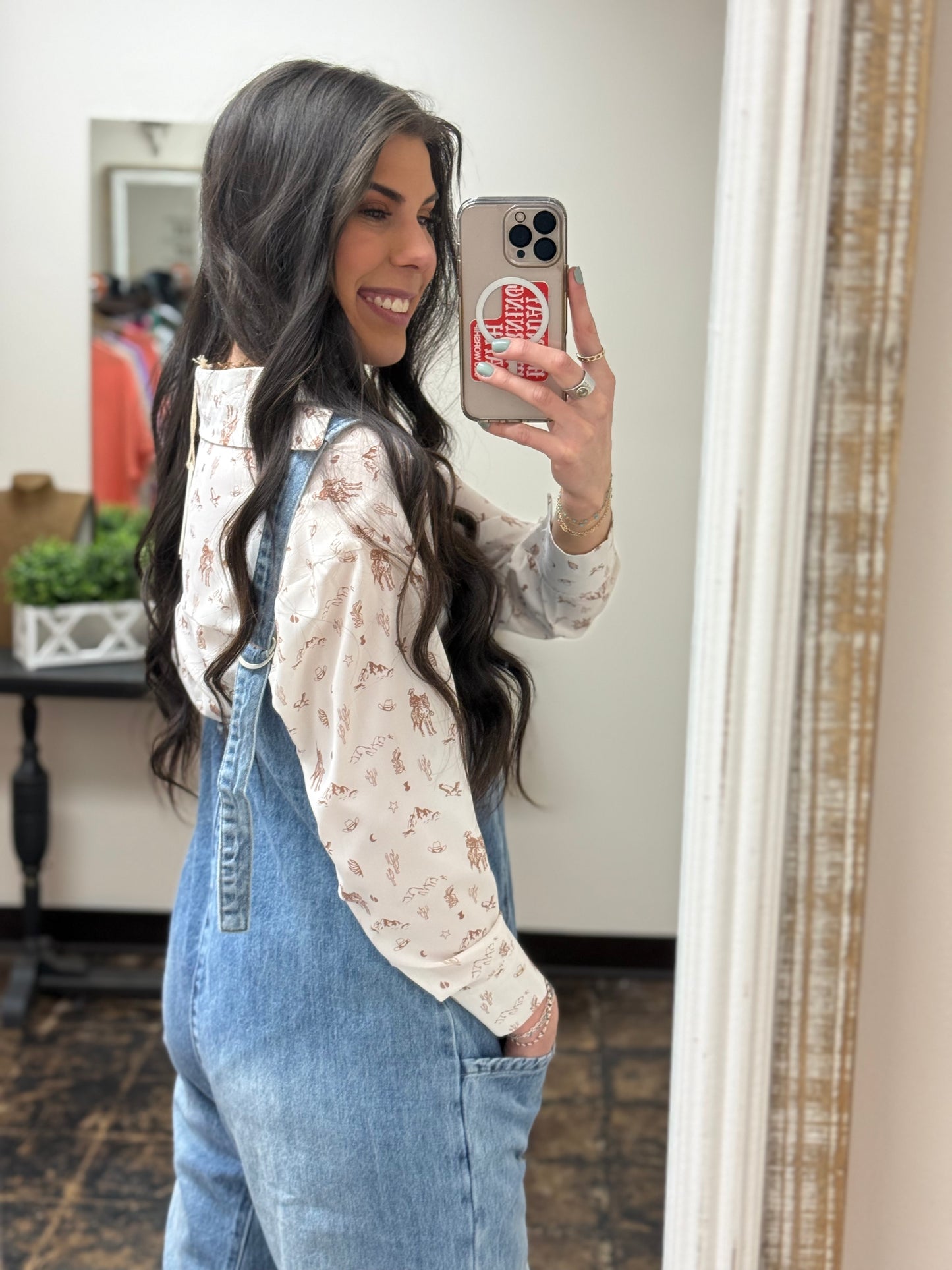 The Malia Jumpsuit - Medium Wash