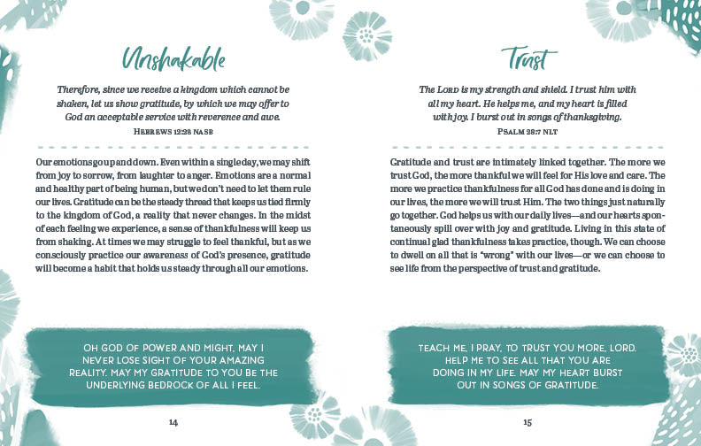 3-Minute Devotions For A Thankful Heart