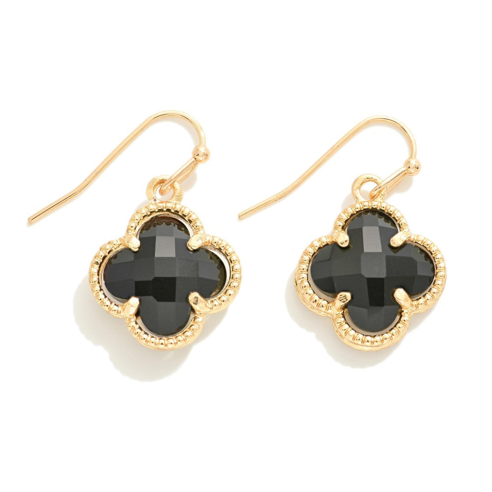 The Madalyn Earrings - Gold/Black