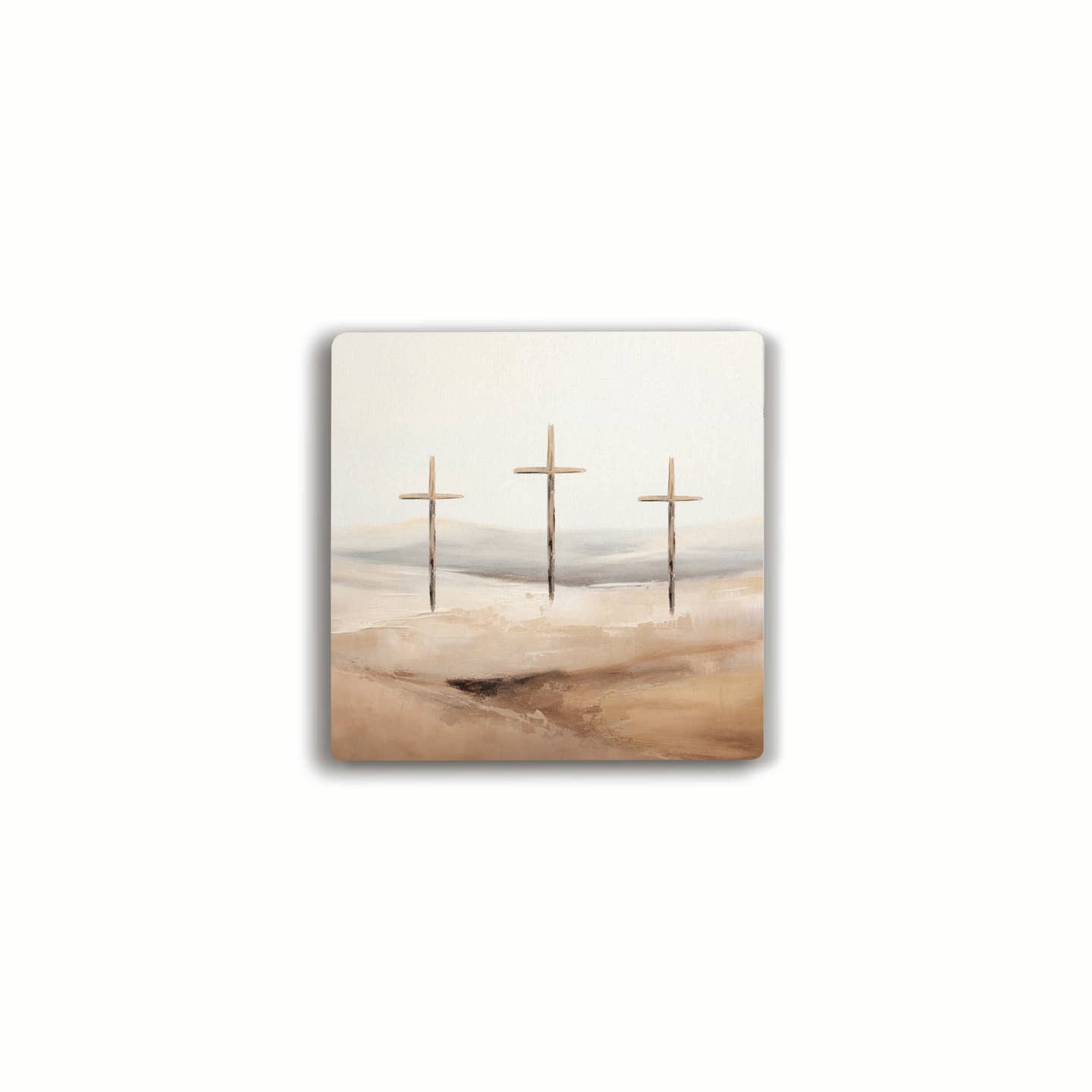 Three Crosses Coaster - USA MADE