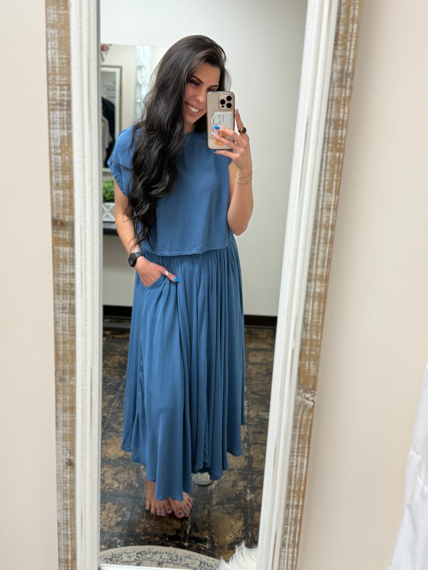 The Leanne Set - Dusty Blue