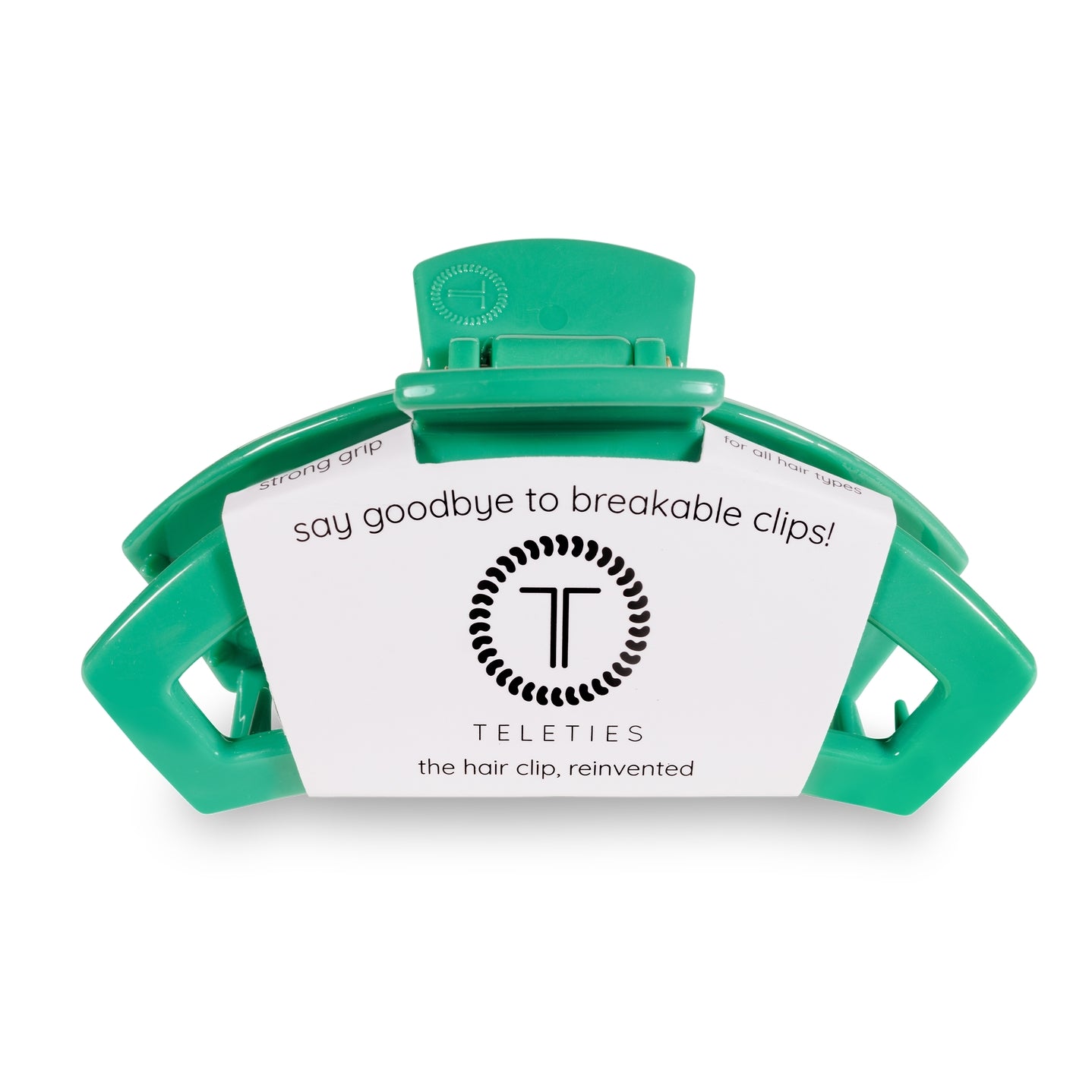 TELETIES - Open Large Hair Clip - Green Come True