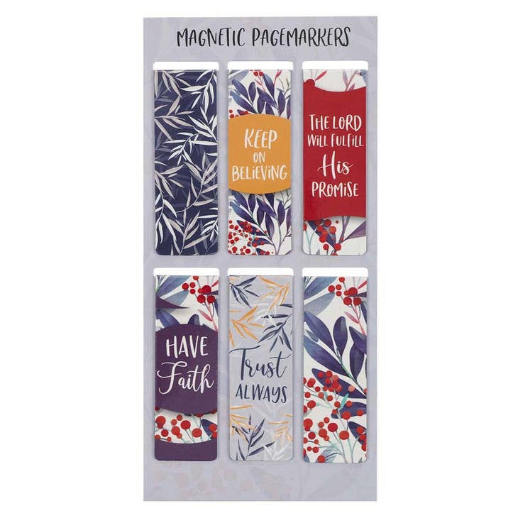 Trust Always Magnetic Pagemarker Bookmarks Set