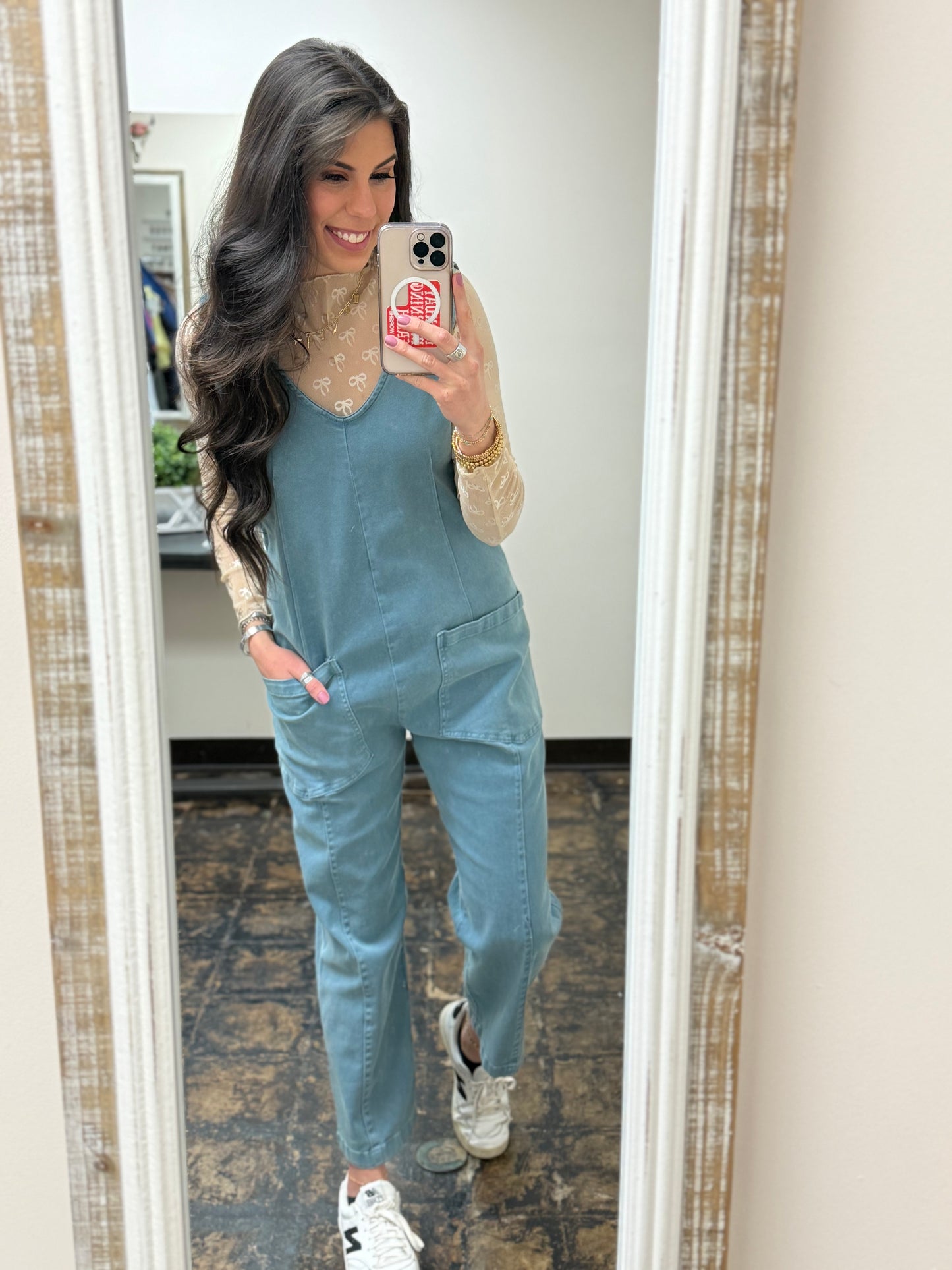 The Macklyn Jumpsuit - Teal