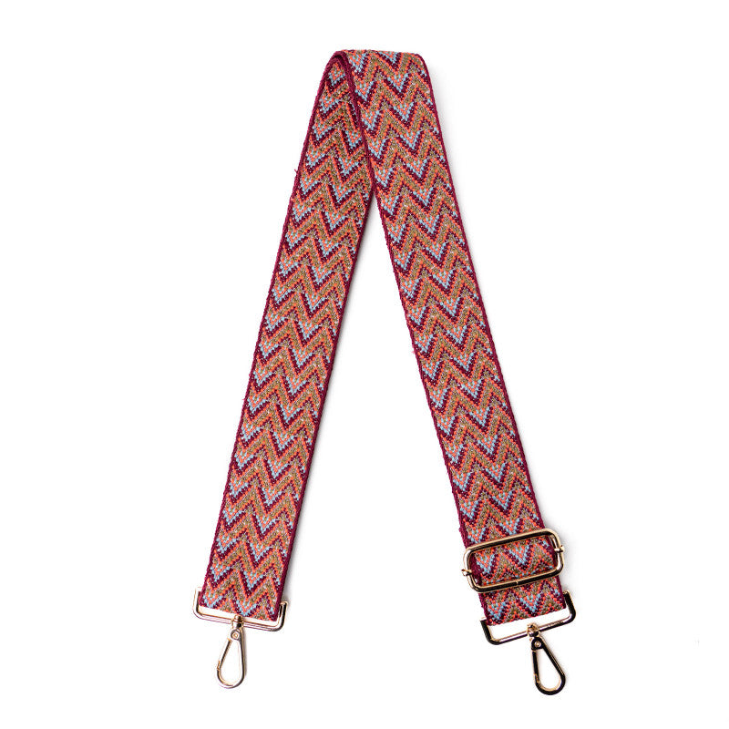 Kedzie Interchangeable Crossbody Guitar Straps - Asst. Rosewood Collection