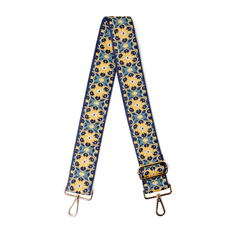 Kedzie Interchangeable Crossbody Guitar Straps - Asst. Rosewood Collection