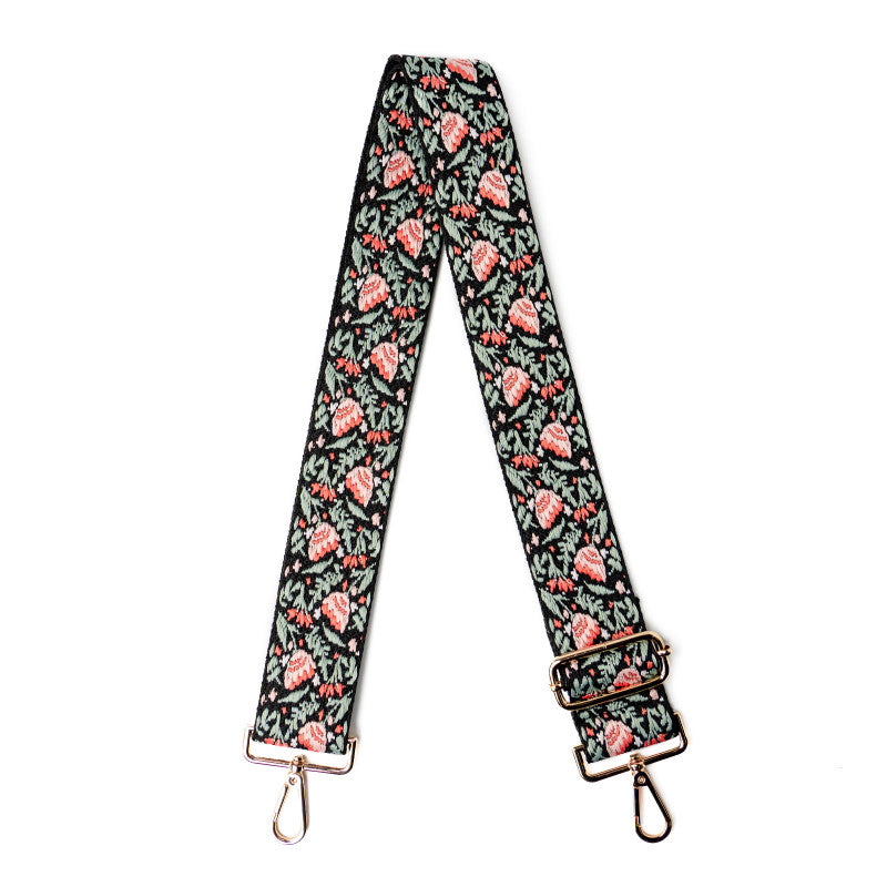 Kedzie Interchangeable Crossbody Guitar Straps - Asst. Rosewood Collection