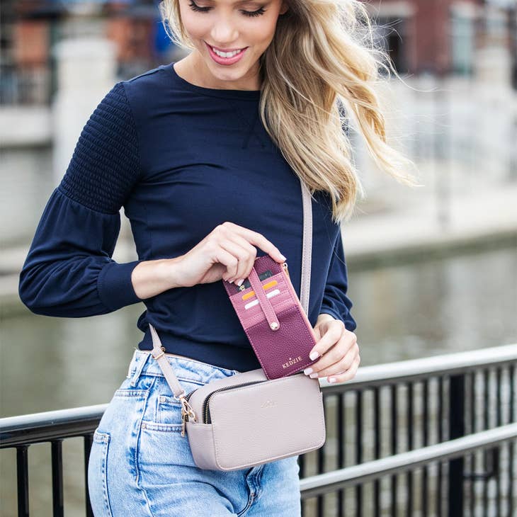 Kedzie Vegan Leather Zippered Wallet - Asst.