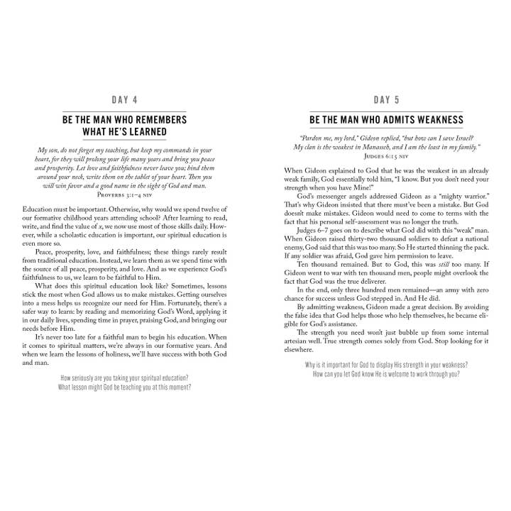 Faithful Man Devotional