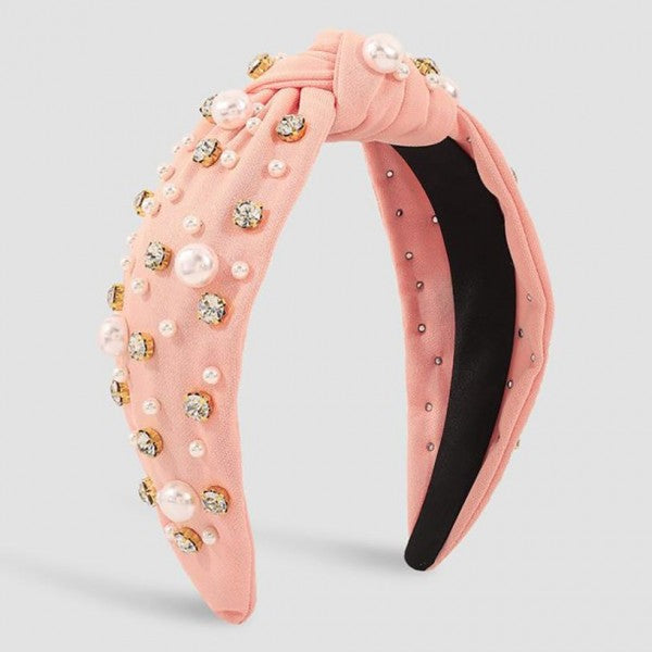 The Jocelyn Headband - Peach