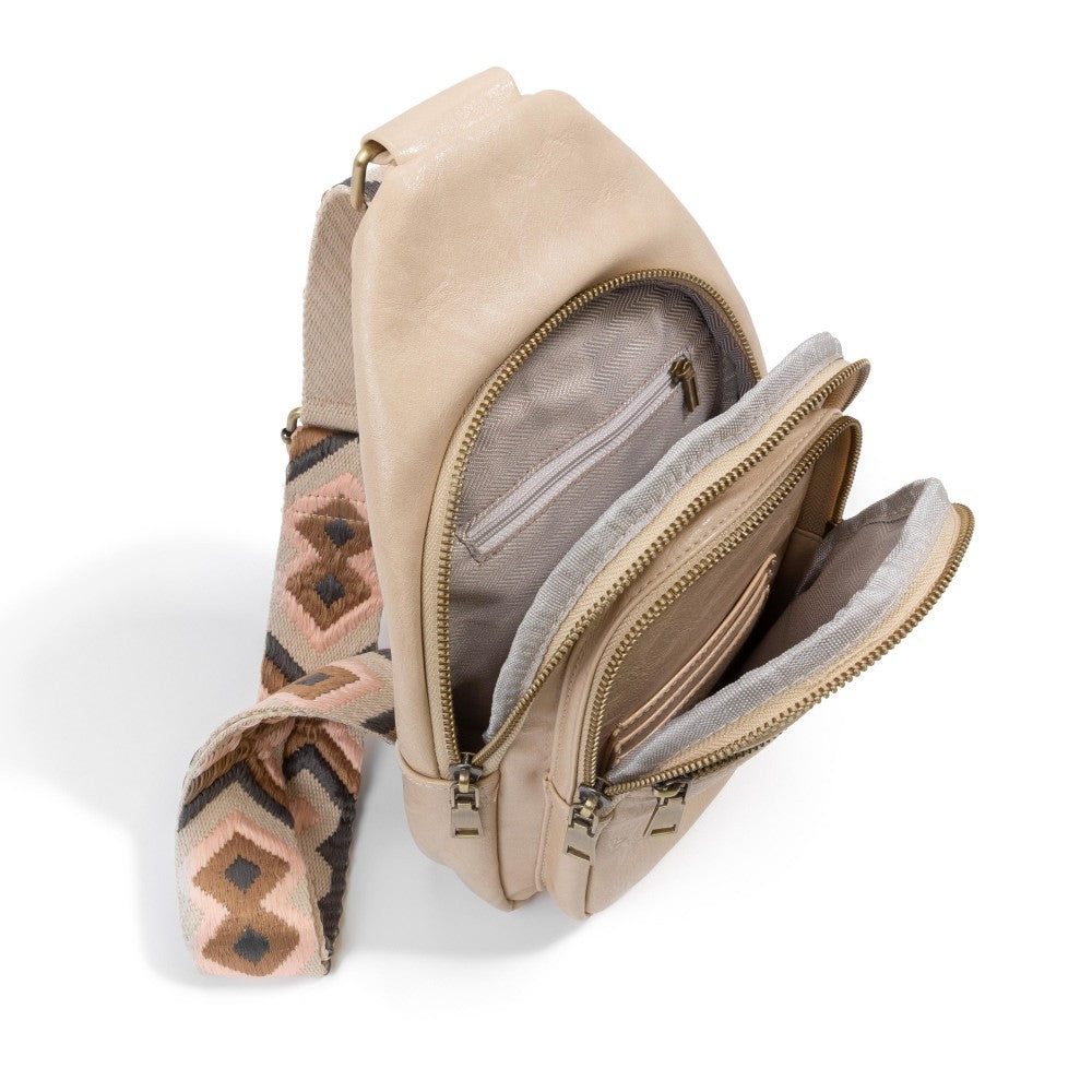 The Jaslene Sling Bag - Cream