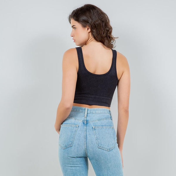The Elaine Cropped Brami - Black