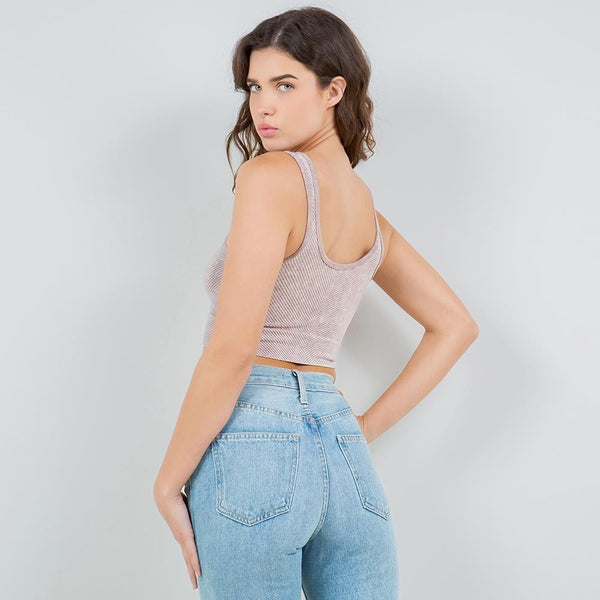 The Elaine Cropped Brami - Mocha