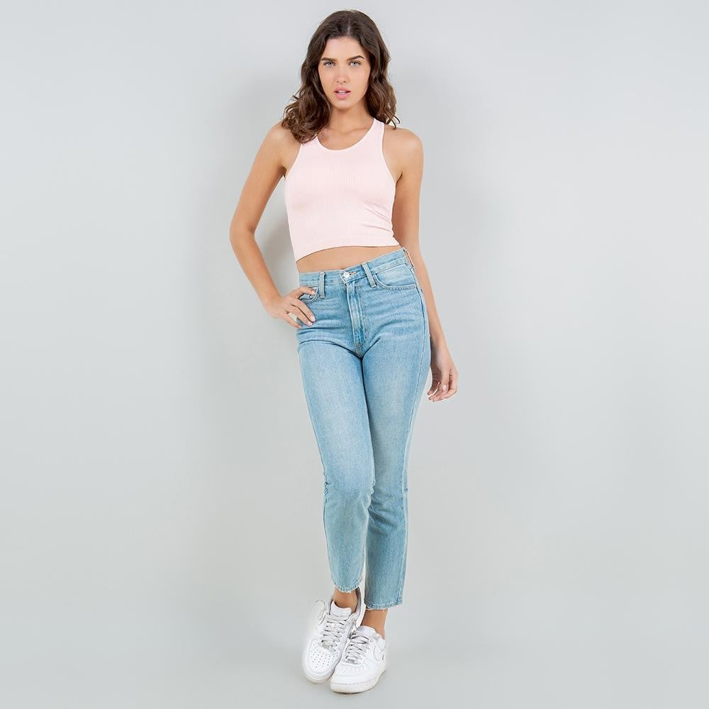 The Carlie Cropped Brami - Pink