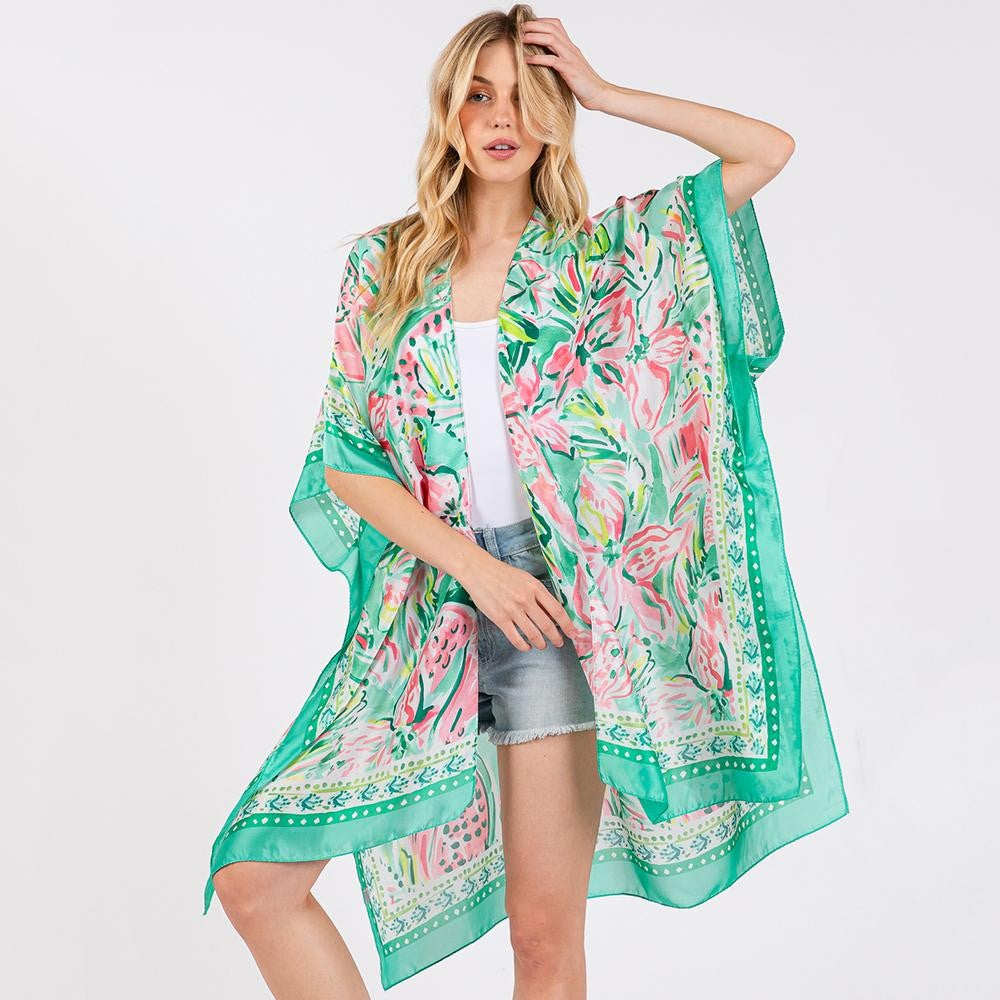 FINAL SALE - The Joleen Kimono - Green
