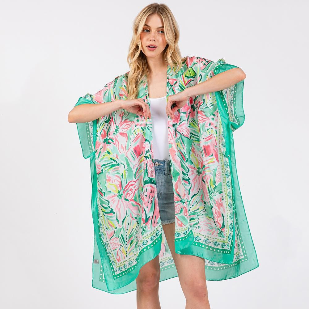 FINAL SALE - The Joleen Kimono - Green