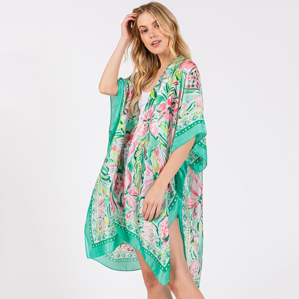 FINAL SALE - The Joleen Kimono - Green