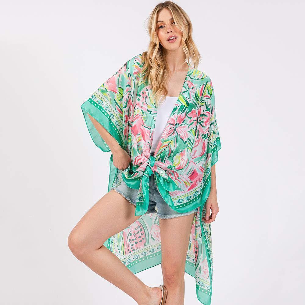 FINAL SALE - The Joleen Kimono - Green