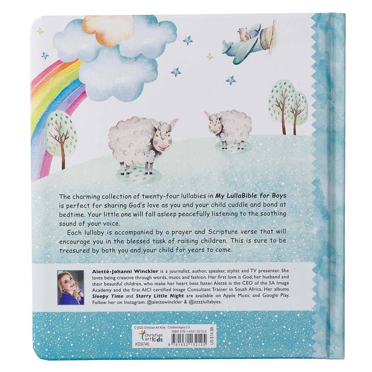 My LullaBible For Boys - Hardcover Board Bible Storybook