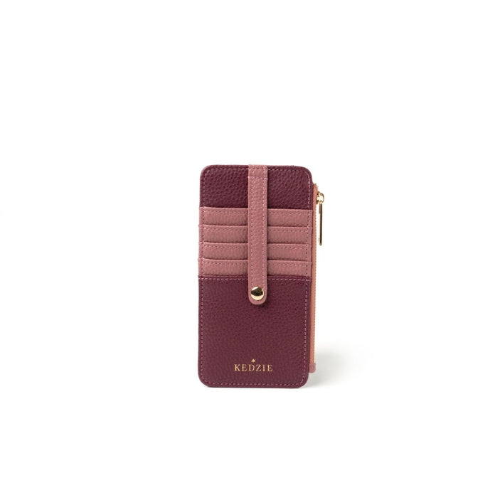 Kedzie Vegan Leather Zippered Wallet - Asst.