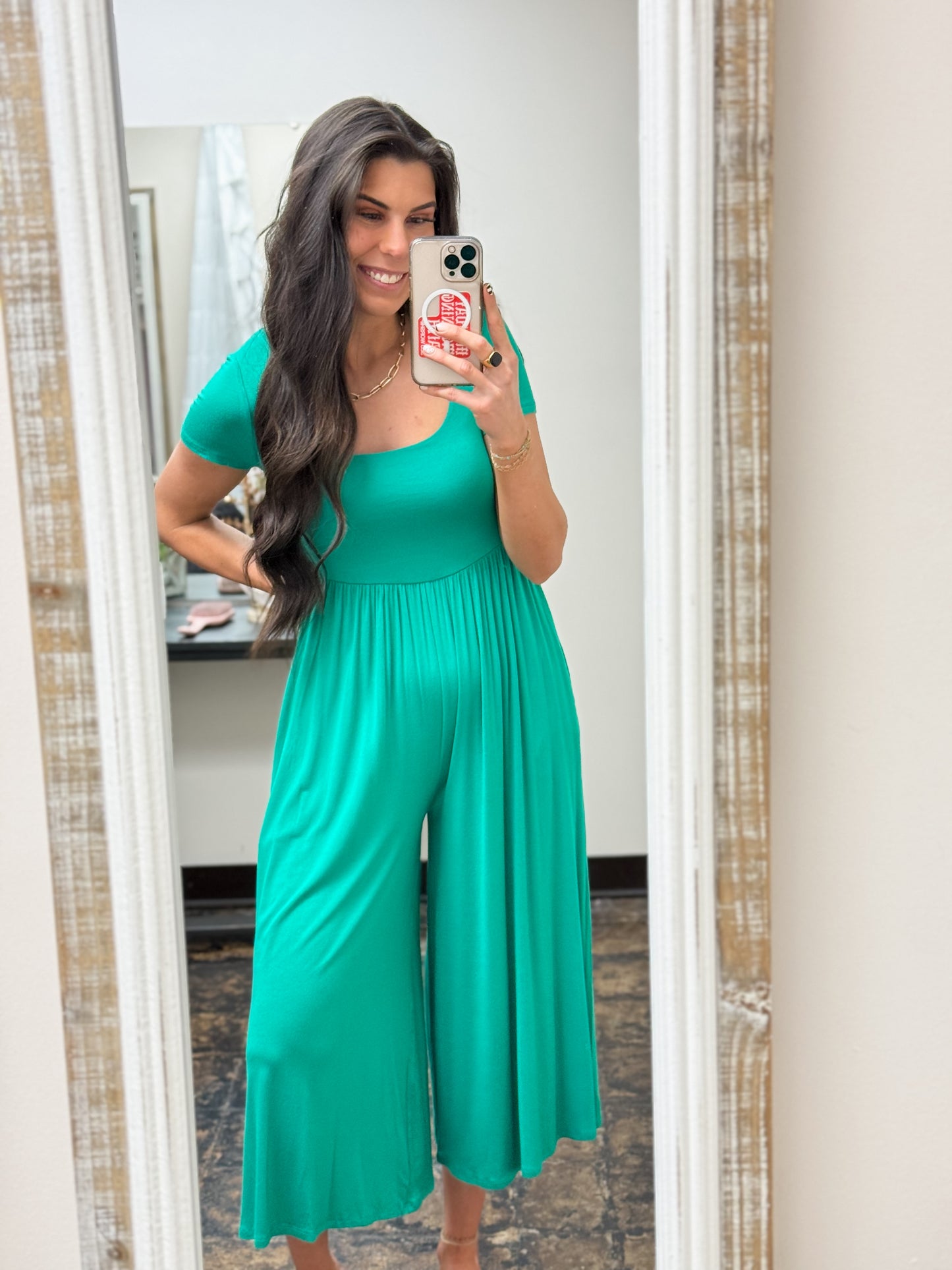 The Wesleigh Jumpsuit - Kelly Green