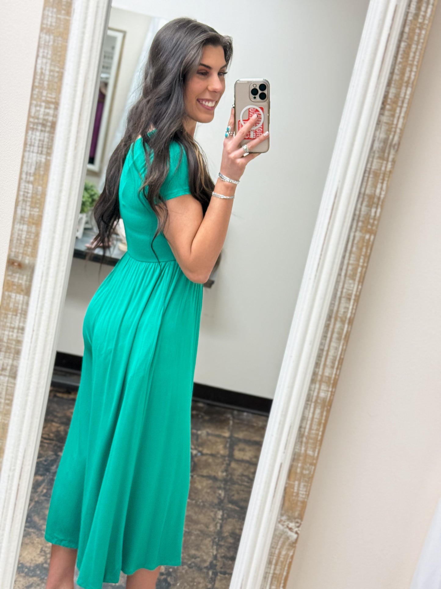 The Wesleigh Jumpsuit - Kelly Green