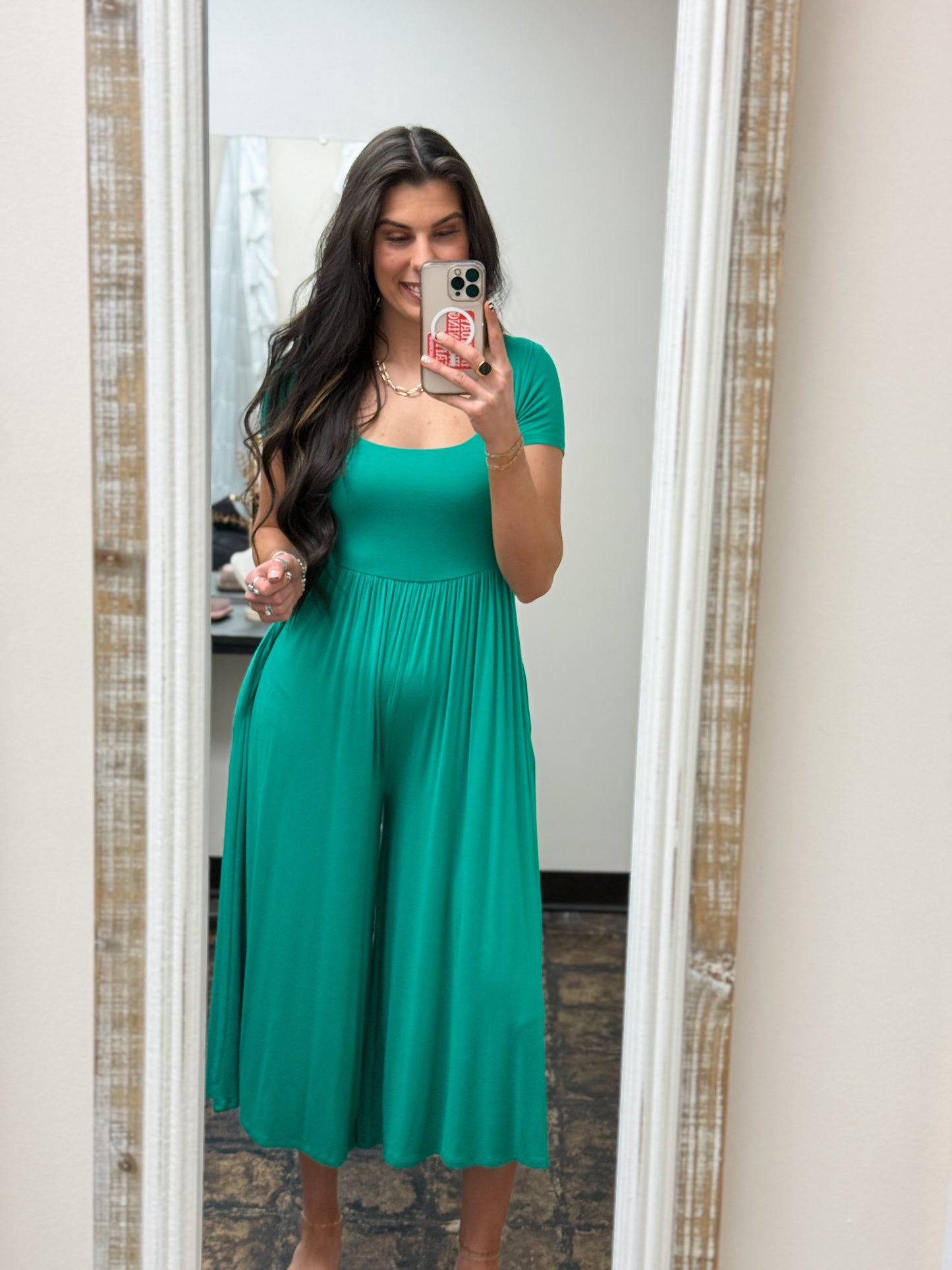 The Wesleigh Jumpsuit - Kelly Green