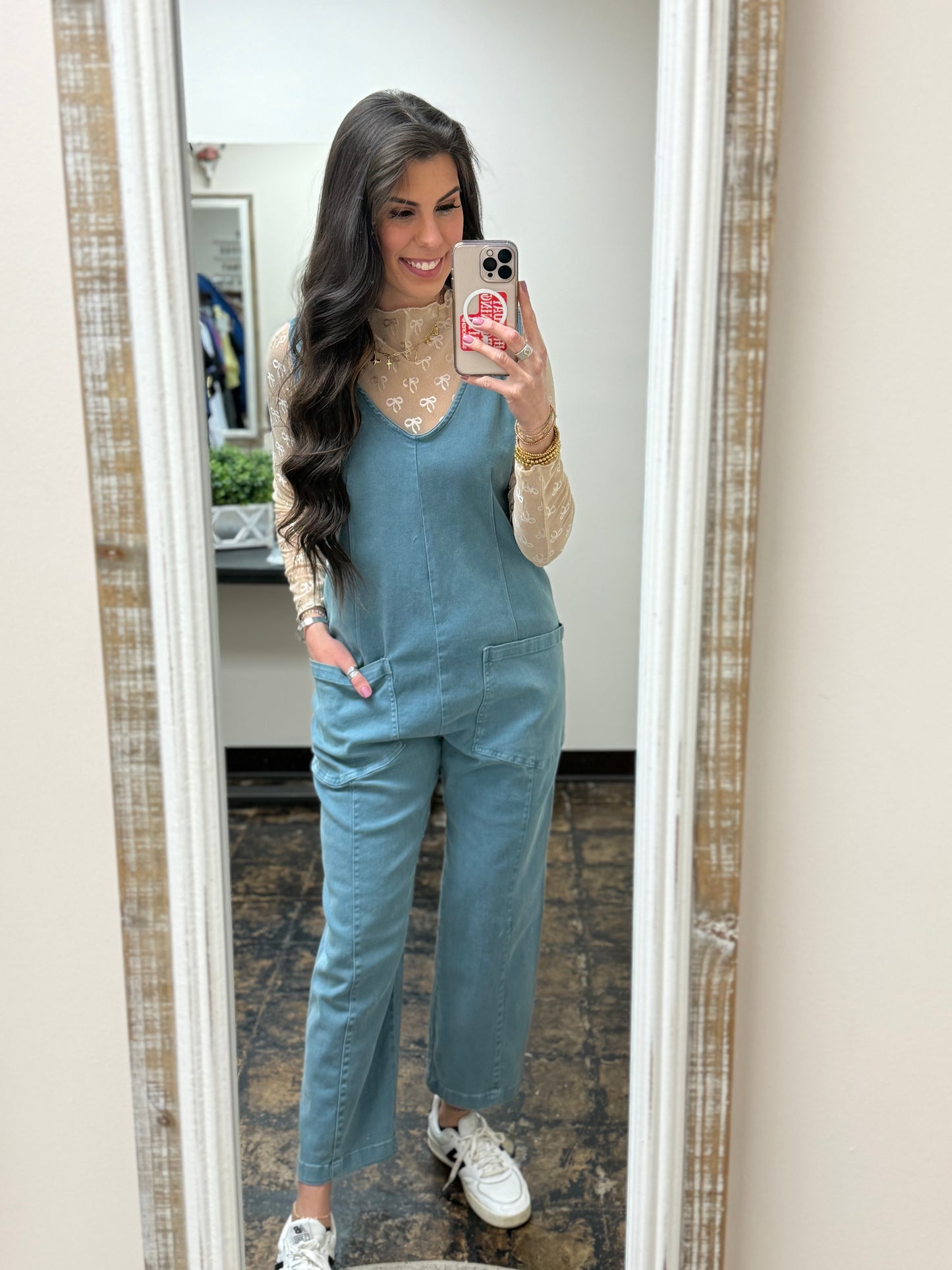 The Macklyn Jumpsuit - Teal