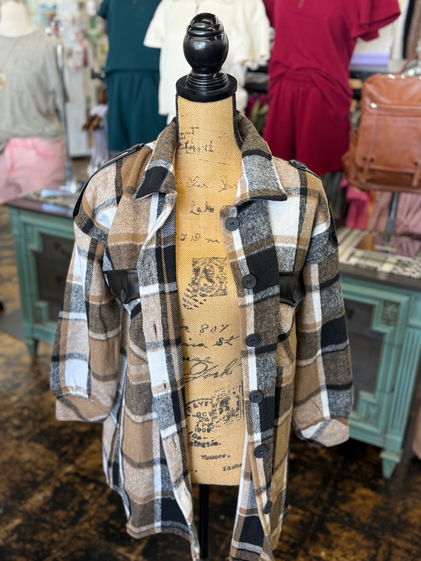 The Linnie Shacket - Brown