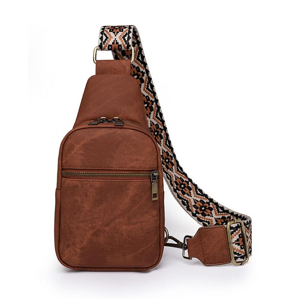 The Tasha Sling Bag - Brown