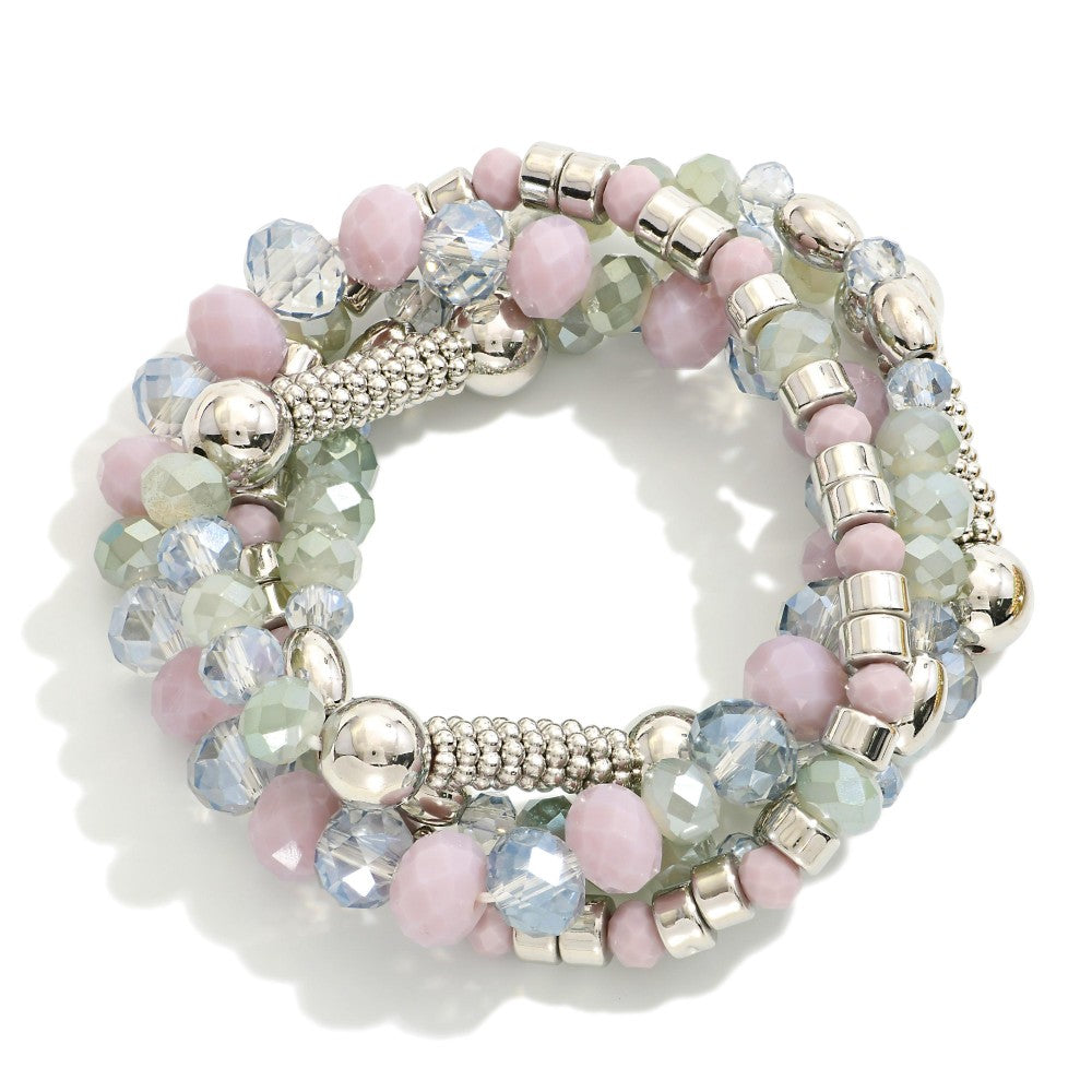 The Roamlee Bracelet Stack - Grey