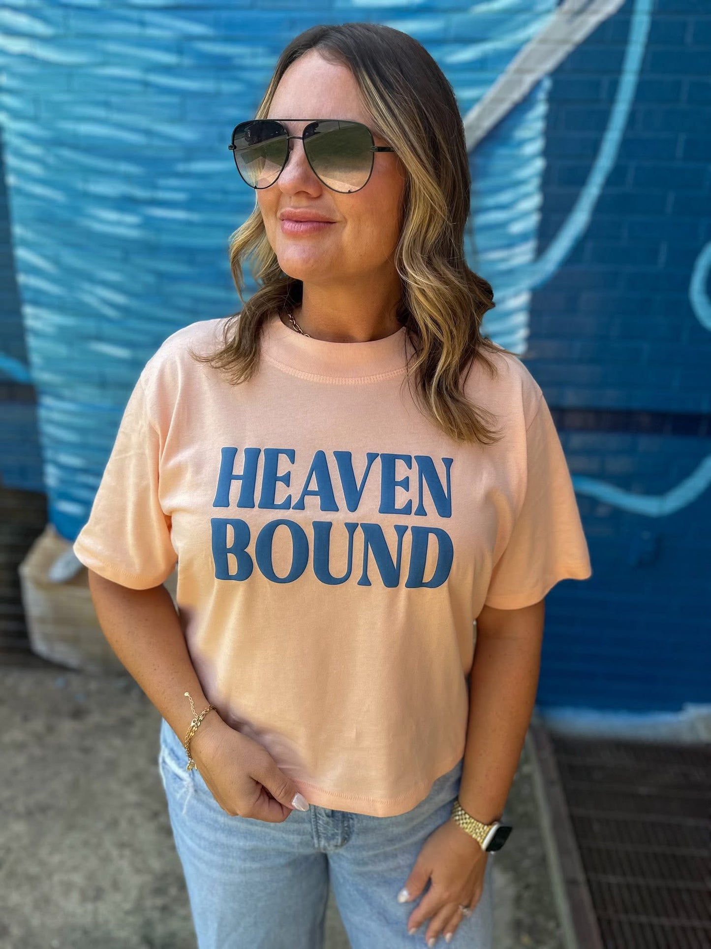 The Heaven Bound Boxy Tee