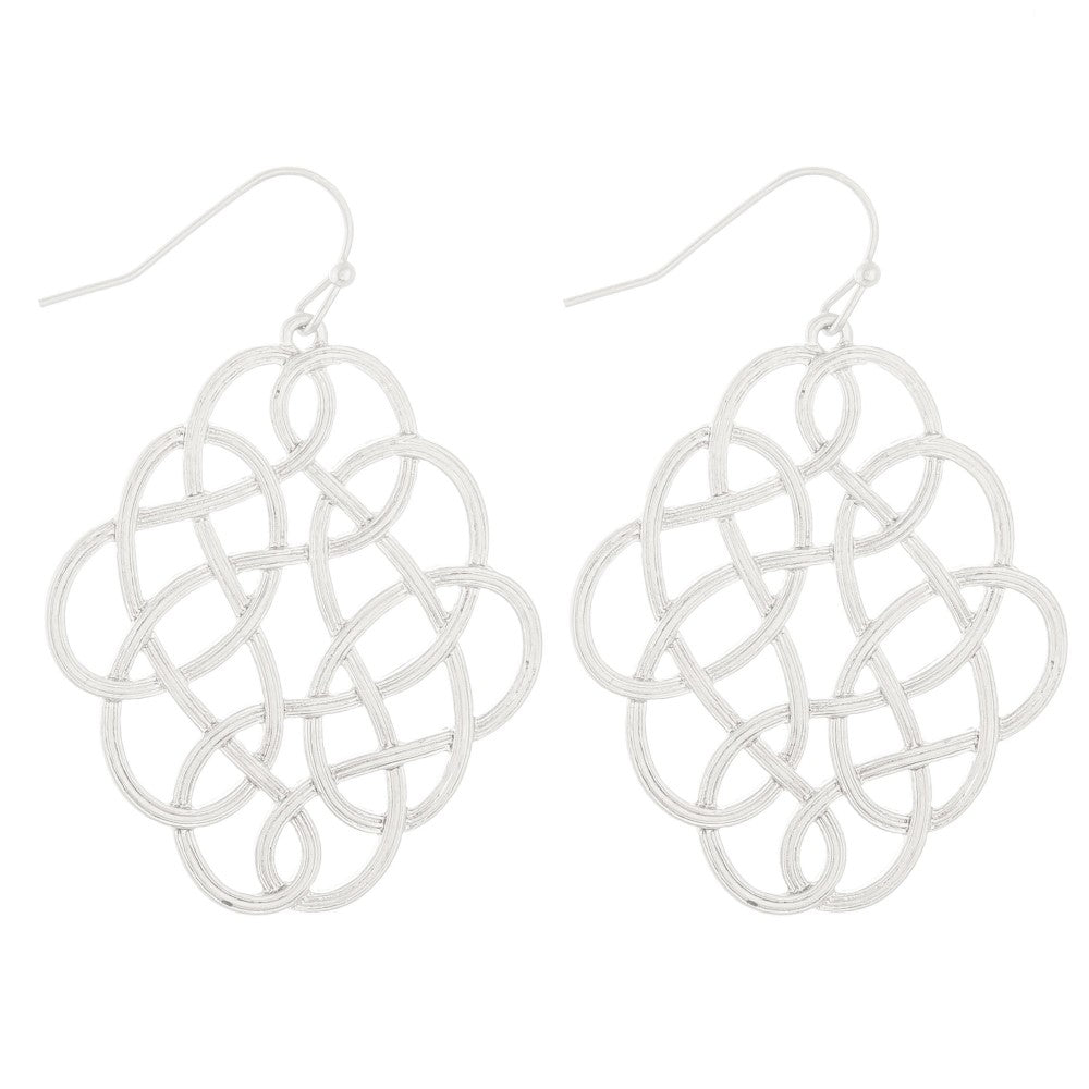 The Nadaline Earrings - Silver