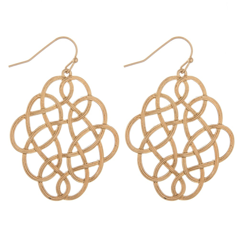 The Nadaline Earrings - Gold