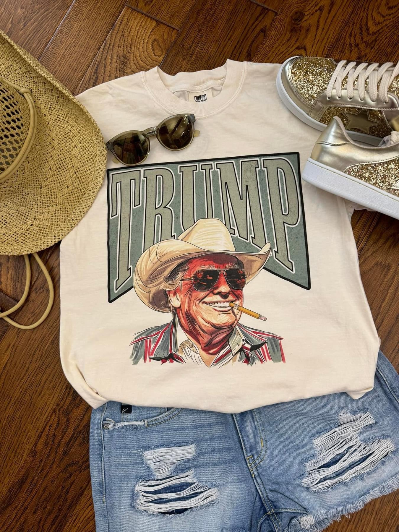The Trump Cowboy Tee - Comfort Colors