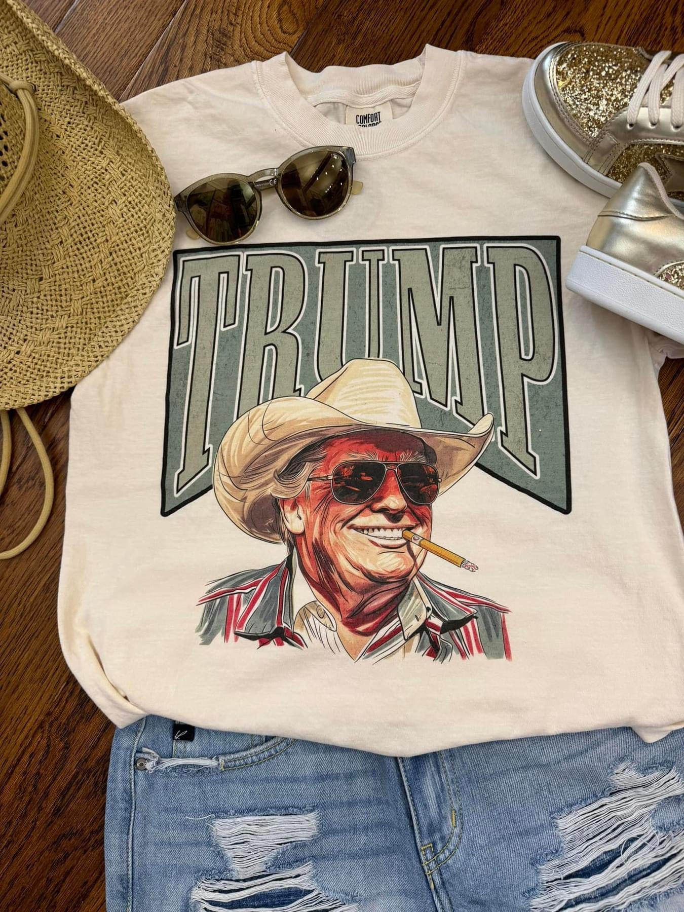 The Trump Cowboy Tee - Comfort Colors