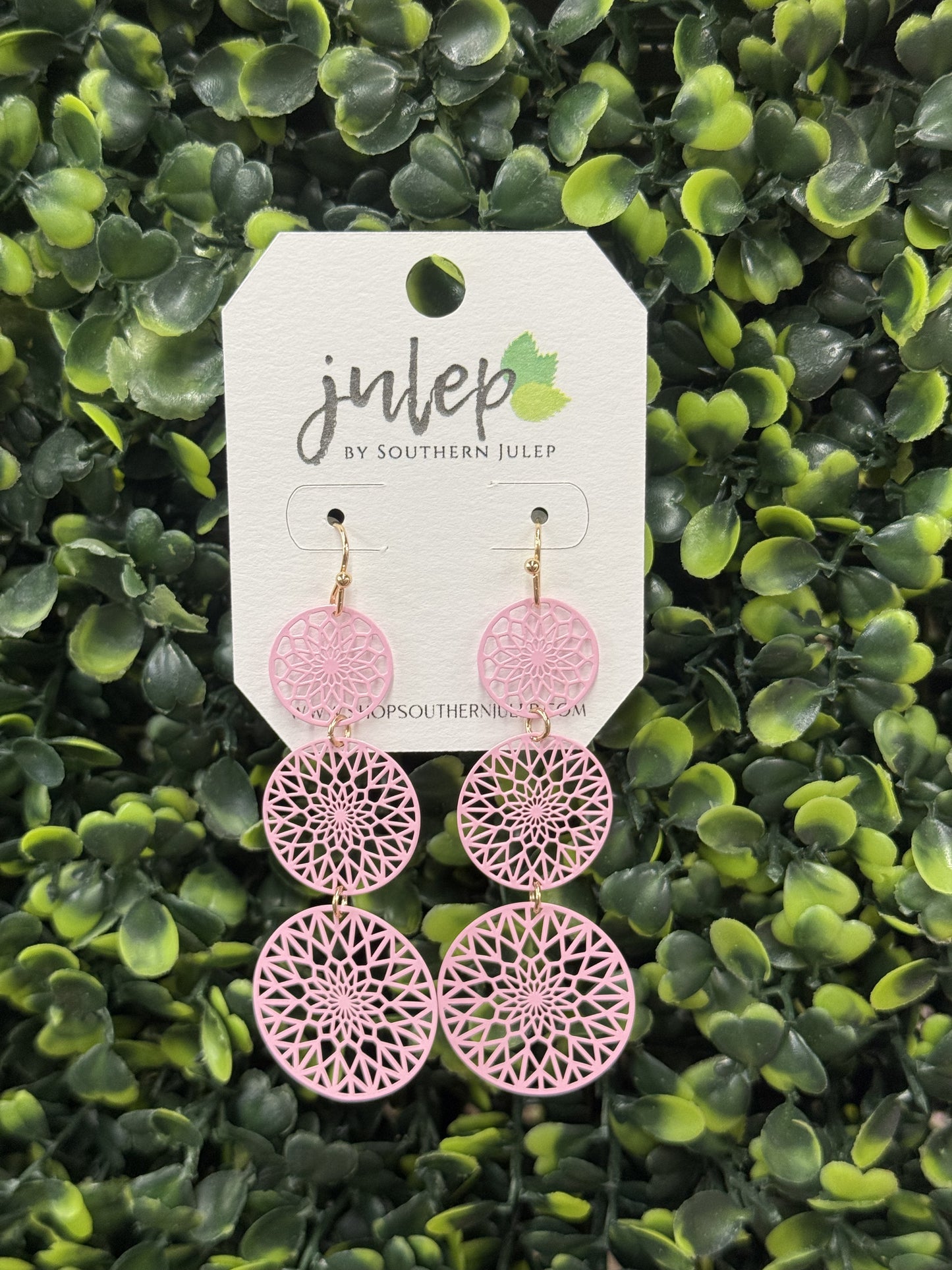The Keilani Earrings - Pink