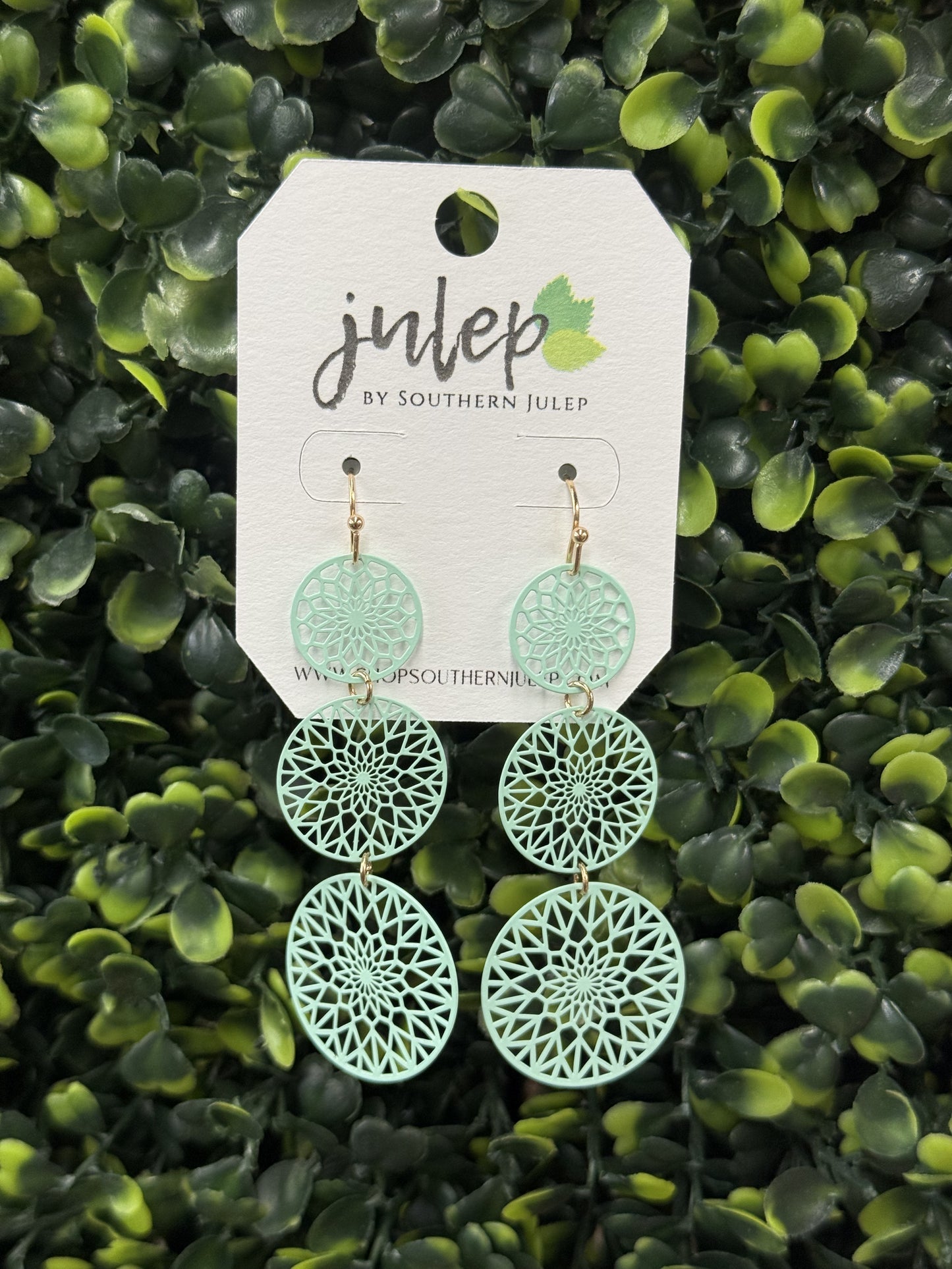 The Keilani Earrings - Mint