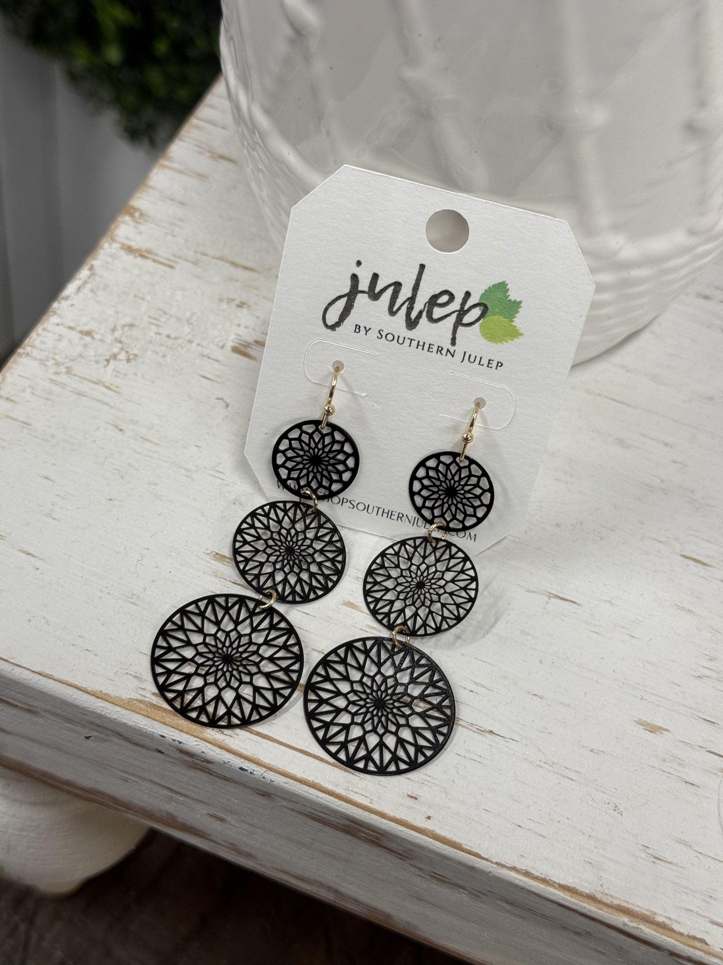 The Keilani Earrings - Black