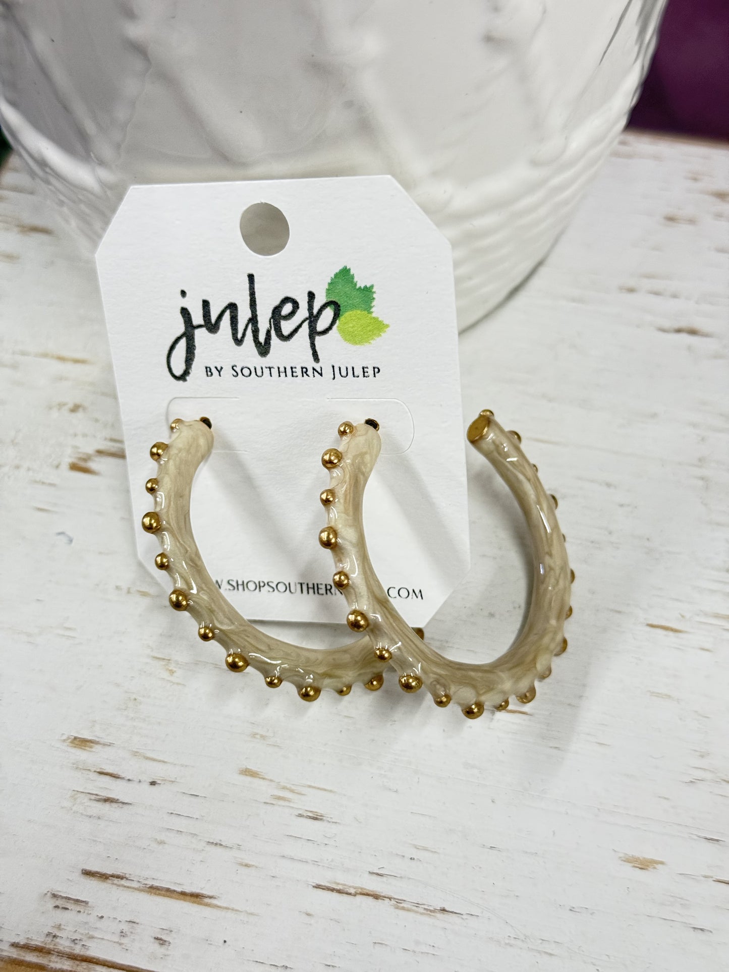 The Joslyn Earrings - Ivory