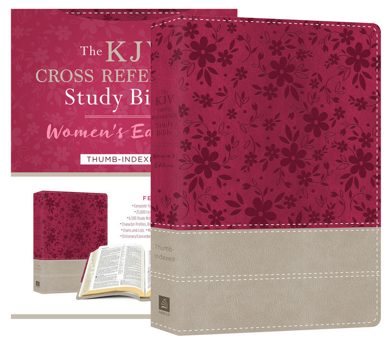 The KJV Cross Reference Study Bible - Women's Edition Indexed : Floral Berry