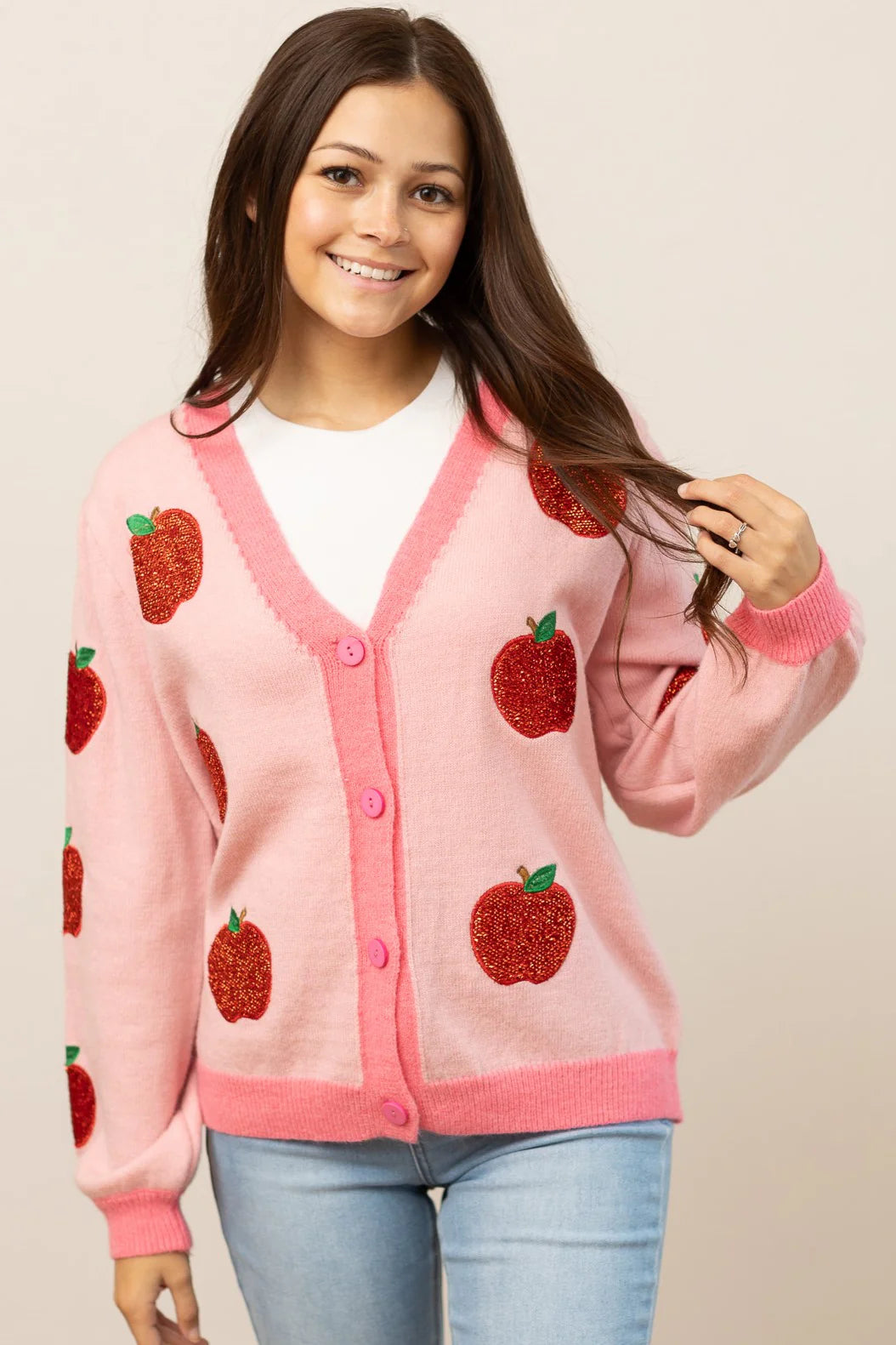 The Jeana Apple Cardigan