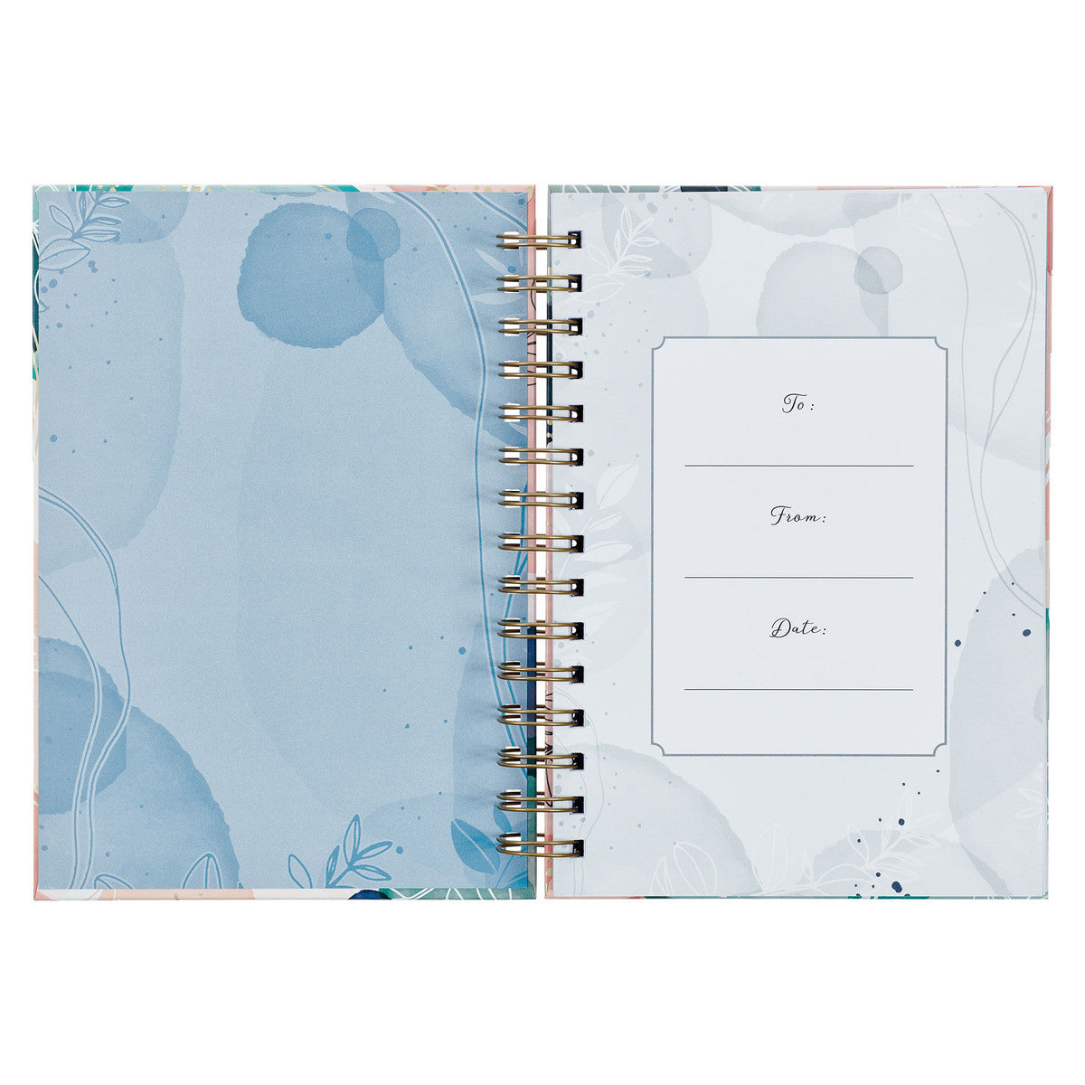 I Know the Plans Muted Watercolor Wirebound Journal - Jeremiah 29:11