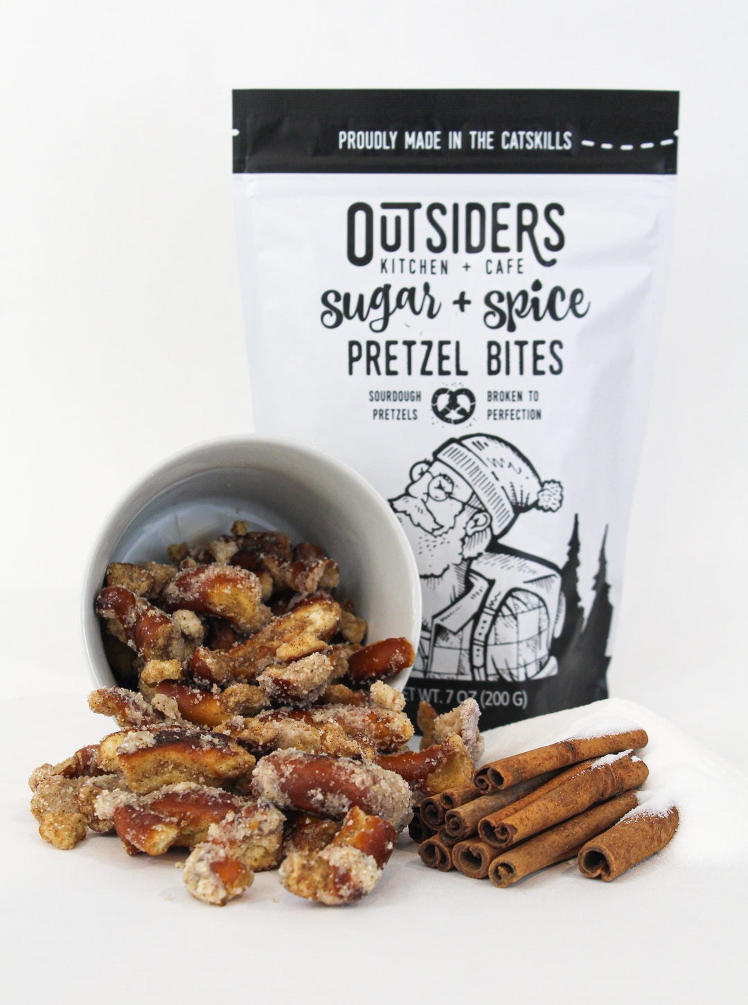 Outsiders Kitchen - Sugar + Spice Pretzel Bites