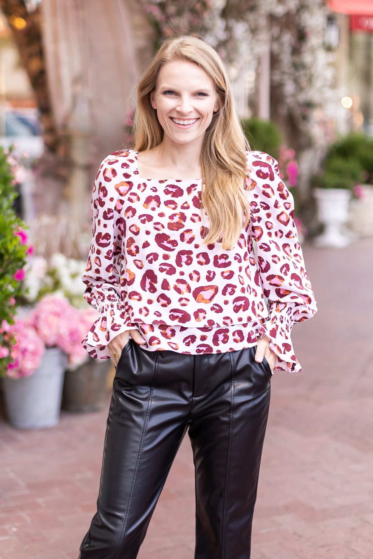 The Autumn Sweetness Leopard Top