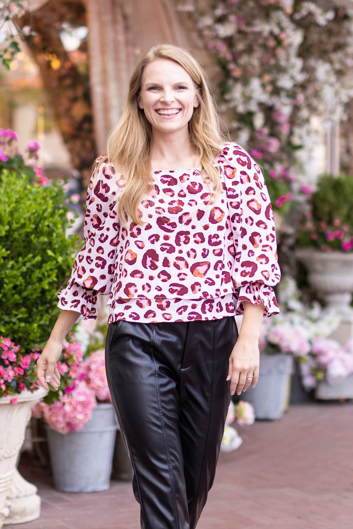 The Autumn Sweetness Leopard Top