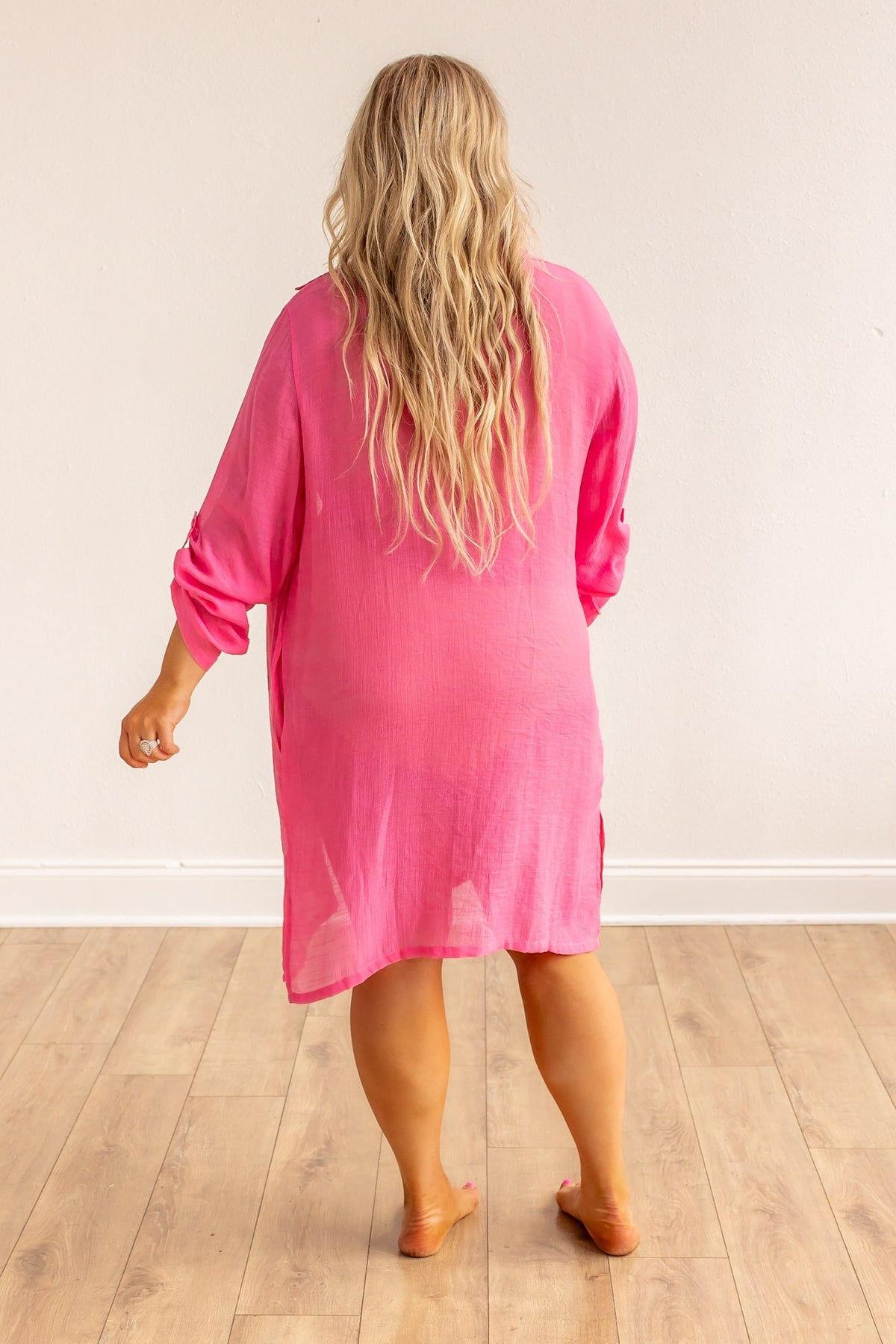 FINAL SALE - The Barefoot Bliss Coverup - Pink