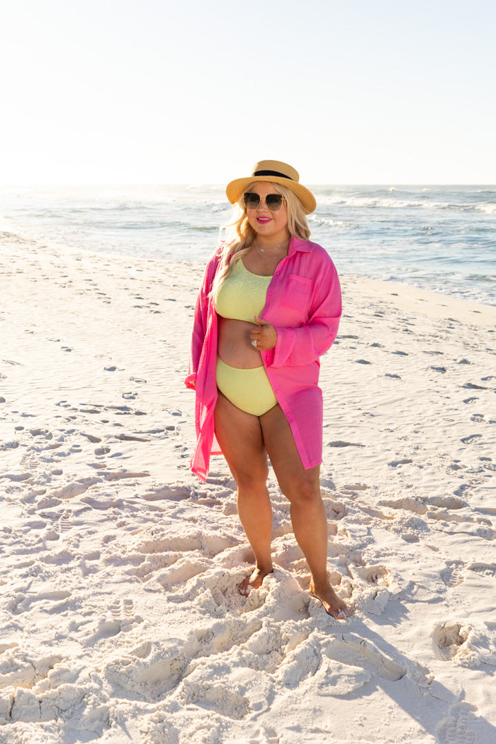 FINAL SALE - The Barefoot Bliss Coverup - Pink